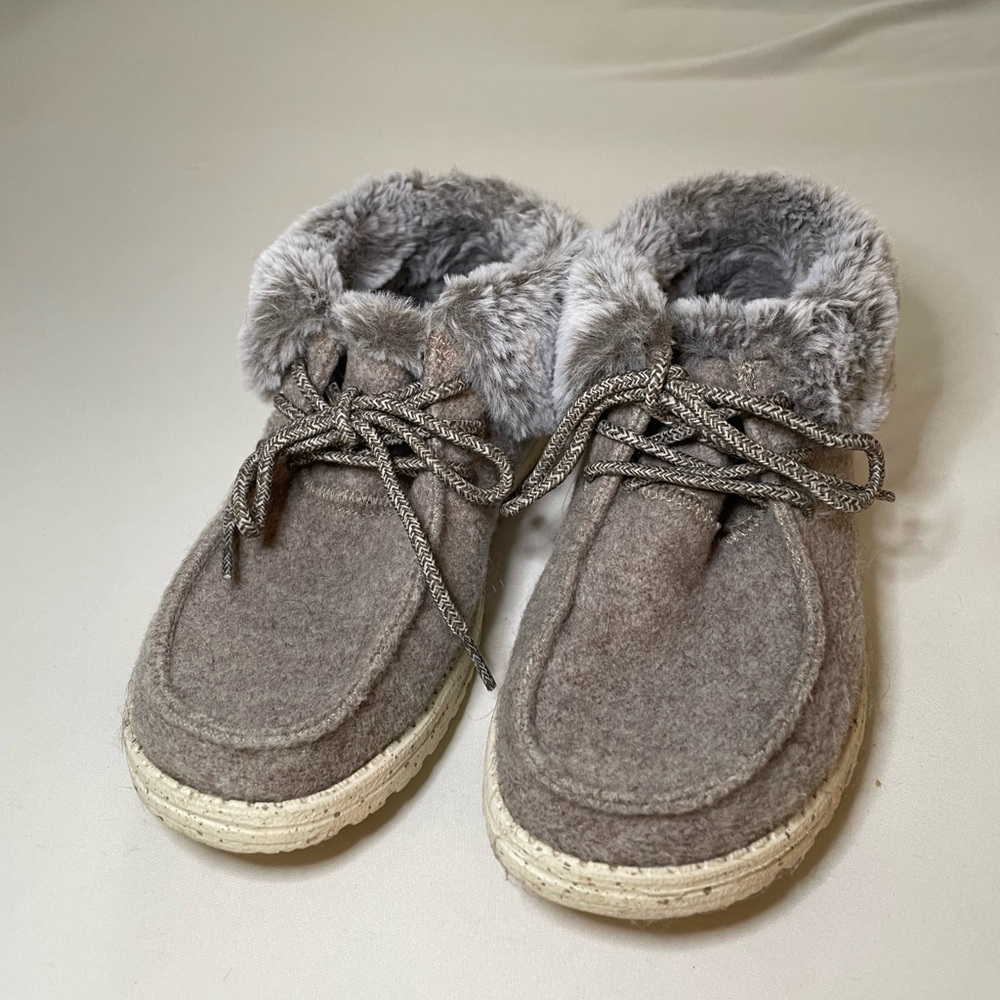 Hey dudes loafer booties